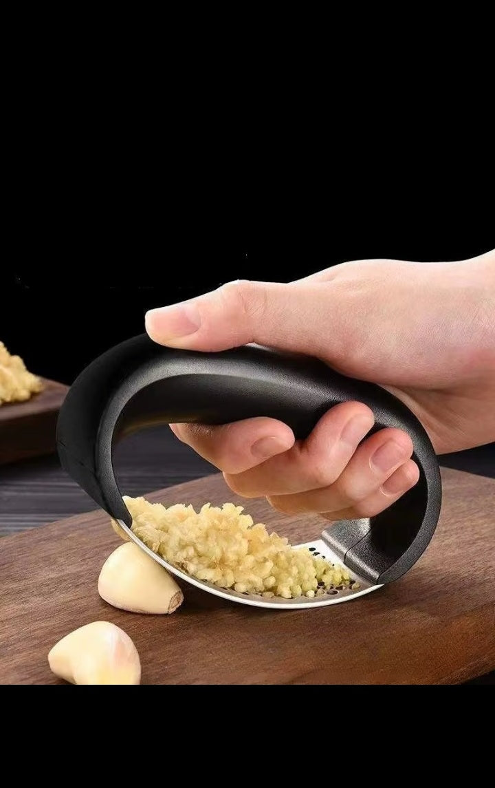 Stainlesss steel garlic press crusher manual garlic mincer chopping garlic tool fruit vegatable tools kitchen