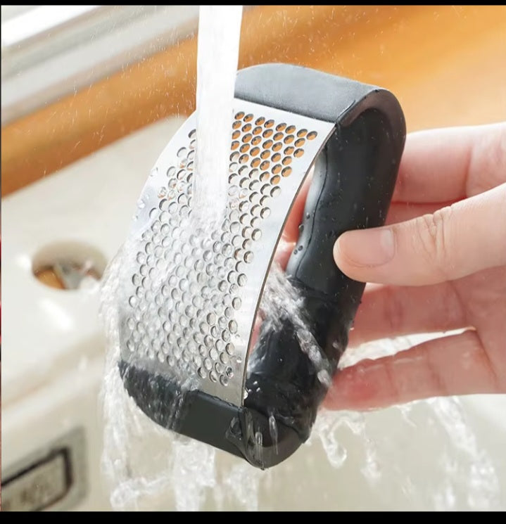 Stainlesss steel garlic press crusher manual garlic mincer chopping garlic tool fruit vegatable tools kitchen