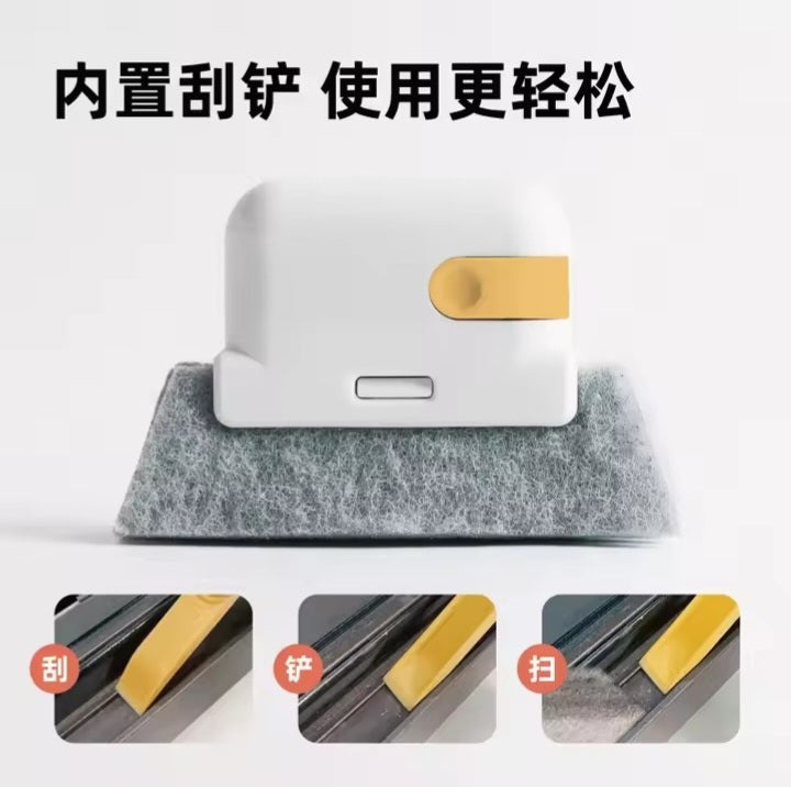 Window groove cleaning cloth brush slot hand held door gap keyboard kitchen floor gap household cleaning tools