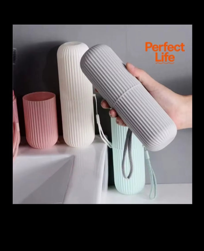 1/4 pcs table toothbrush protect holder cup case travel camping storage box organizer travel toiletries storage cup new creat